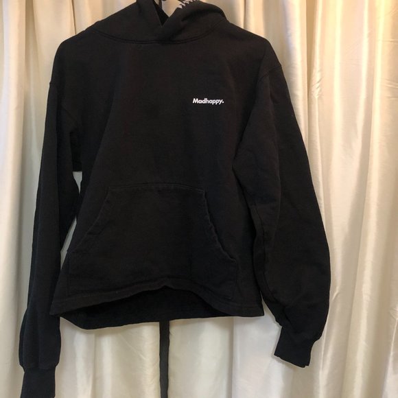 Madhappy Stitched Hoodie Black RARE (Size S) - Picture 1 of 4
